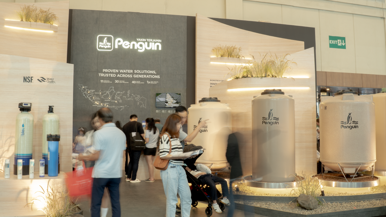 Penguin Hadir di IndoBuildTech 2025, Tampilkan Inovasi Penanganan Air Berkualitas